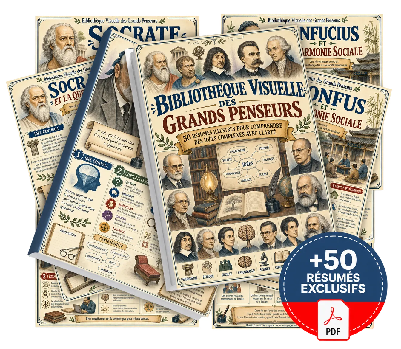 Bibliothèque Visuelle des Grands Penseurs